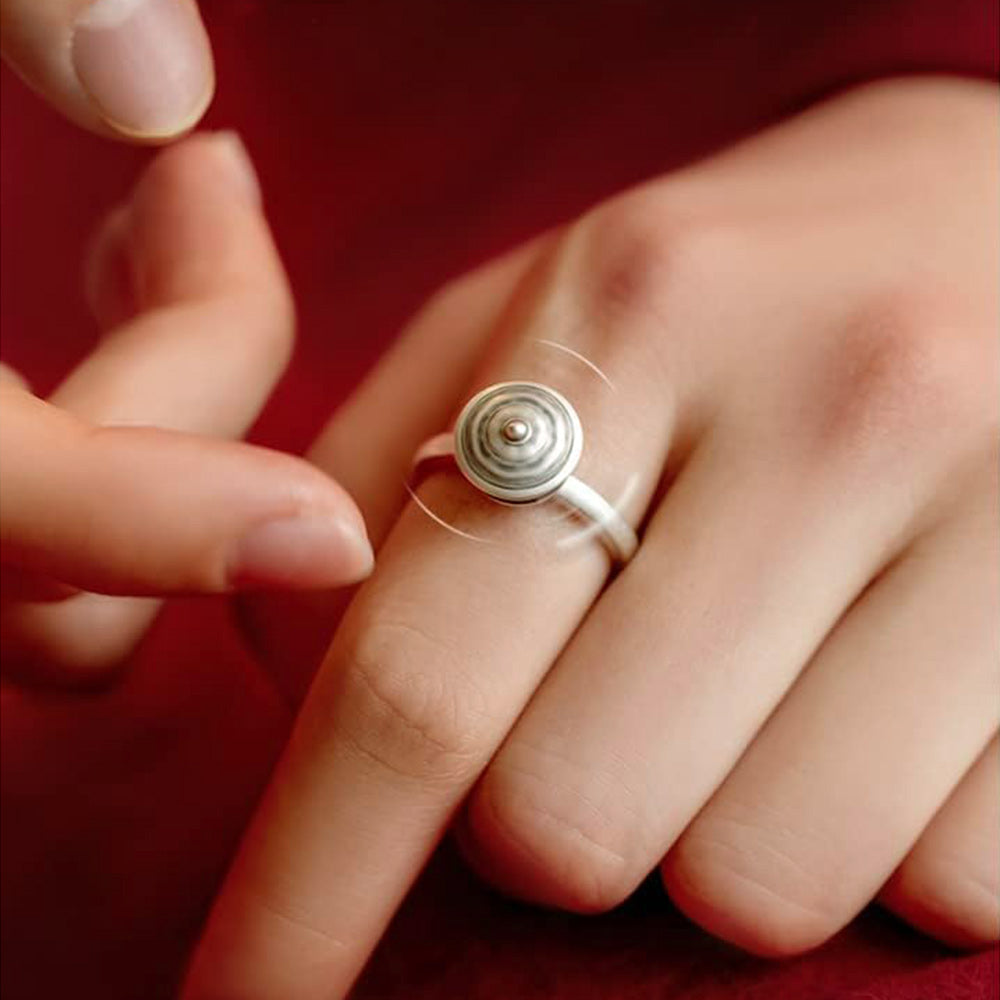 Anillo Budista Porta-Suerte Plata De Ley - (Oferta 2x1)