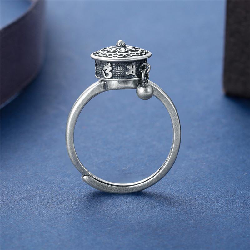 Anillo Budista Porta-Suerte Plata De Ley - (Oferta 2x1)