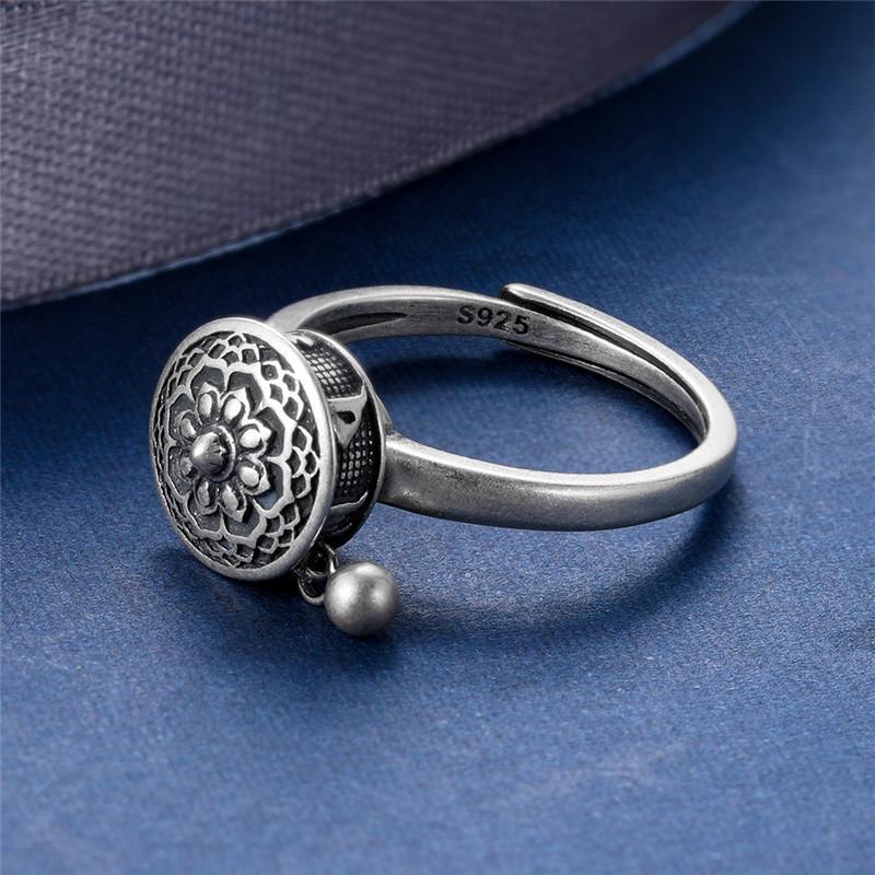 Anillo Budista Porta-Suerte Plata De Ley - (Oferta 2x1)