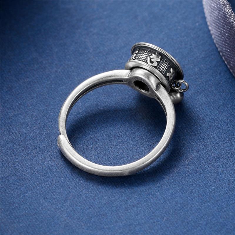 Anillo Budista Porta-Suerte Plata De Ley - (Oferta 2x1)